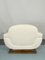 Art Deco White Sofa and Armchair, Italy, 1930s, Set of 2 7