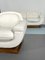 Art Deco White Sofa and Armchair, Italy, 1930s, Set of 2 18