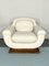 Art Deco White Sofa and Armchair, Italy, 1930s, Set of 2, Image 10