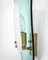 Sconces in Colored Glass, Opal Glass and Brass from Cristal Art, 1950s, Set of 2 6