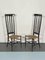 Italienische Chiavari Stühle mit Schilfrohr Sitzen, 1950er, 2er Set 10