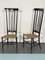 Italienische Chiavari Stühle mit Schilfrohr Sitzen, 1950er, 2er Set 11