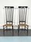 Italienische Chiavari Stühle mit Schilfrohr Sitzen, 1950er, 2er Set 12