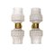 Italian Mid-Century Modern Style Murano Glass and Brass Sconces, Set of 2 3