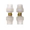 Italian Mid-Century Modern Style Murano Glass and Brass Sconces, Set of 2, Image 3