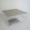 Kubus Coffee Table with Acrylic Glass & Colored Real Glass in Mouse Gray from Casarte 1