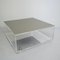 Kubus Coffee Table with Acrylic Glass & Colored Real Glass in Mouse Gray from Casarte, Image 1