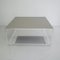 Kubus Coffee Table with Acrylic Glass & Colored Real Glass in Mouse Gray from Casarte, Image 13