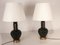 Large Italian Metal and Brass Table Lamps in the Style of Gio Ponti, Set of 2 3