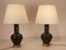 Large Italian Metal and Brass Table Lamps in the Style of Gio Ponti, Set of 2 7