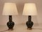 Large Italian Metal and Brass Table Lamps in the Style of Gio Ponti, Set of 2, Image 7