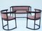 Art Nouveau Chairs and Sofa by Josef Hoffmann for Thonet, Set of 3 3