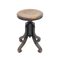 Art Nouveau Ebonized Stool, Early 20th Century 4