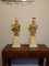 Lámparas de mesa Grapes belgas de alabastro lacado de Freddy Rensonnet, años 70. Juego de 2, Imagen 3