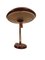 Lámpara de mesa vintage en burdeux, Imagen 1