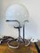 Vintage Space Age Tischlampe mit Chromgestell und gebeiztem Glasball, 1960er 11