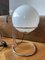 Vintage Space Age Tischlampe mit Chromgestell und gebeiztem Glasball, 1960er 19