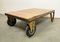 Yellow Industrial Coffee Table Cart, 1960s, Image 10