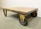 Yellow Industrial Coffee Table Cart, 1960s 3
