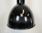 Industrial Bauhaus Black Enamel Pendant Lamp from Elektrosvit, 1930s 4