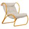 Italian Yellow Lounge Chair in the Style of Gae Aulenti, 1960s 1