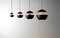 Large Black and White Here Comes the Sun Pendant Lamp by Bertrand Balas 9