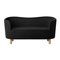 Dark Grey and Natural Oak Raf Simons Vidar 3 Mingle Sofa from by Lassen 2