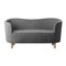 Grey and Natural Oak Sahco Nara Mingle Sofa from by Lassen 2