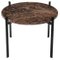 Brown Emperador Marble Single Deck Coffee Table by Ox Denmarq 1