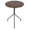 Table Medium en Marbre Marron par Ox Denmarq 1