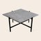 Black Marquina Marble Square Deck Table by Ox Denmarq 4