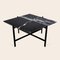 Schwarzer quadratischer Deck Tisch aus Marquina Marmor von Ox Denmarq 2