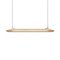 Ash & Chrome Sipo Mahagoni Ceiling Light by Mernoe 3