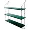 Green Indio Marble and Black Steel Morse Shelf by Ox Denmarq, Image 1