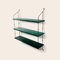 Green Indio Marble and Black Steel Morse Shelf by Ox Denmarq 2
