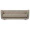 Beige and Natural Oak Raf Simons Vidar 3 Vilhelm Sofa from by Lassen 1