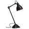 Lampe de Bureau Gras N° 205 Noire et Cuivre par Bernard-Albin Gras 1