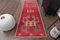 Vintage Turkish Hand-Knotted Oushak Wool Runner 1