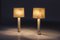 Lampadaire Mid-Century Moderne Blanc avec Bronze et Marbre, Italie, 1950s 3