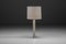 Mid-Century Modern White Floor Lamp with Bronze and Italian Marble, 1950s 5