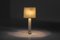 Mid-Century Modern White Floor Lamp with Bronze and Italian Marble, 1950s 4