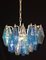 Murano Poliedri Chandelier in the Style of Carlo Scarpa, Set of 2, Image 3