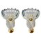 Art Deco Brass Mounted Sconces in Murano Glass from Barovier, 1940, Image 1