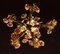 Antique Chandelier with Porcelain Flowers 10