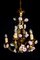 Antiker Kronleuchter mit Porzellanblumen 3