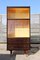 Mid-Century French Wooden Glass Display Cabinet 1