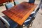 Mid-Century French Mahogany High Gloss Extendable Dining Table, Image 10