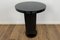 Art Deco Style Bistro Table with Black Piano Lacquer & Lacobel Glass Top, Image 4