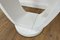 Art Deco Style Side Table in White Matte Lacquer 8