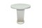 Table d'Appoint de Style Art Déco en Laque Blanche Mat 1